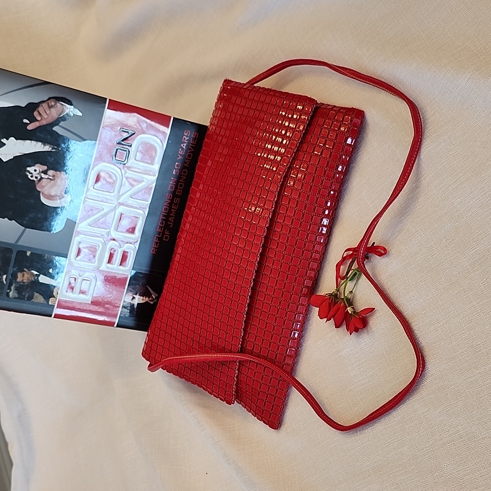 Lumured Vintage Red Shoulder/Clutch, $45
